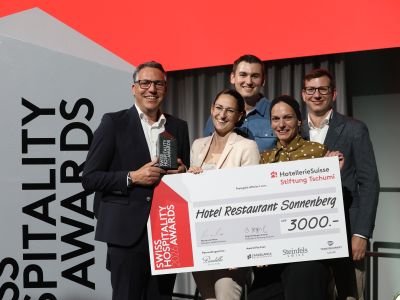 Der Spotlight People &amp; Culture der Swiss Hospitality Awards ging an das Hotel-Restaurant Sonnenberg / Verein Sonnenberg Sonnenberg in Kriens
