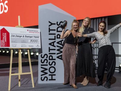 Der Star "Future &amp; Vision"-Preis der Swiss Hospitality Awards ging an das Silo Design &amp; Boutique Hostel