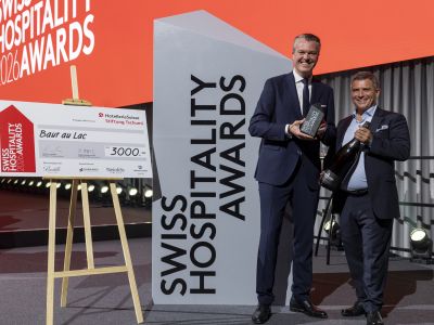 Der "Star City & Urban"-Preis der Swiss Hospitality Awards geht an das Baur au Lac